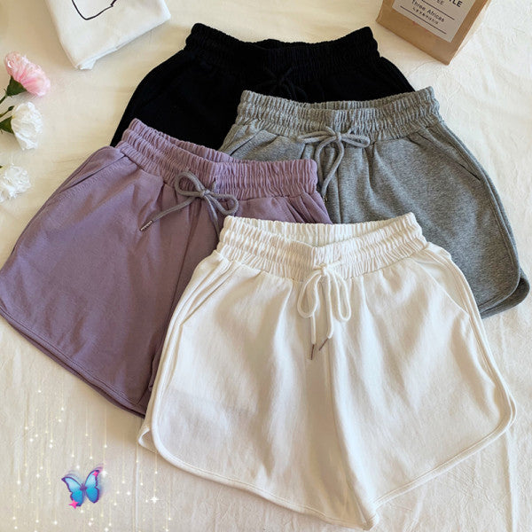 Women's High Waist Sports Shorts | Athletic Fitness Shorts