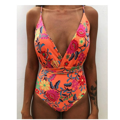 Elegant Women's Backless Monokini – Figure-Hugging One-Piece