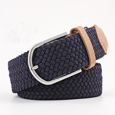 Canvas Stretch Belt Unisex | Woven Adjustable Durable Everyday