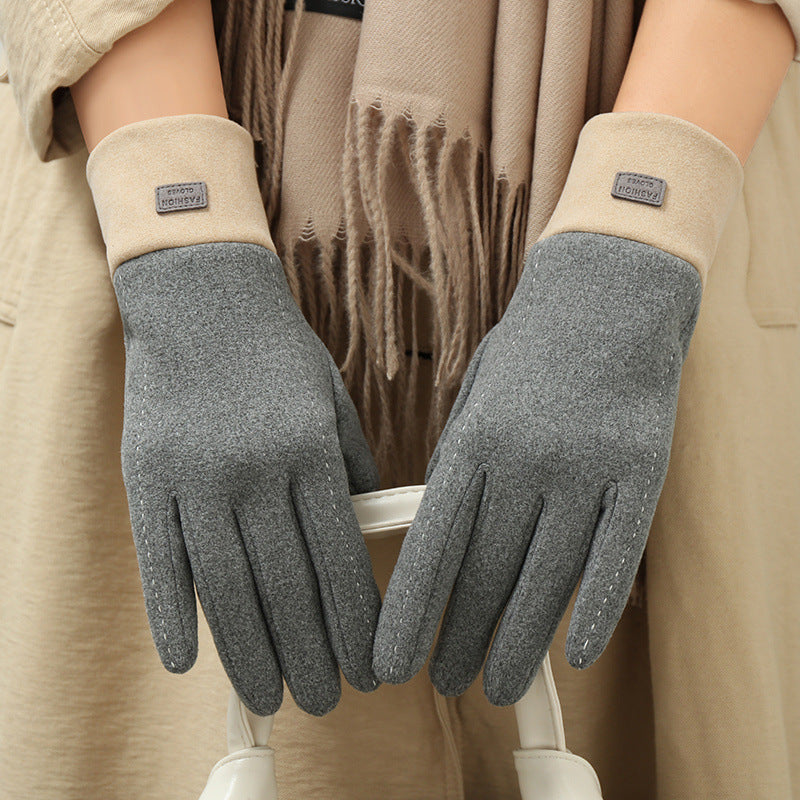 Damen Winter Touchscreen Handschuhe | Gefütterte Thermohandschuhe