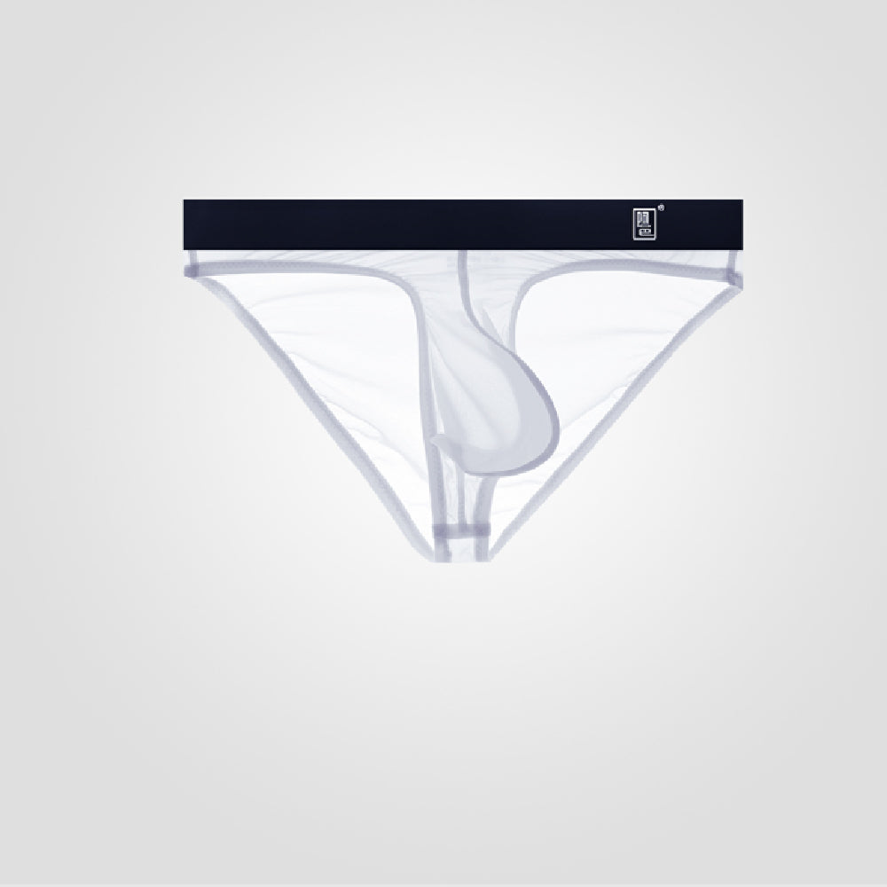 Herren Ice Silk Slip Transparent | Low Waist Sexy Unterwäsche Komfort
