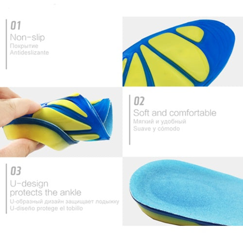 Silicone Gel Insoles | Heel Spur Comfort Cushioning