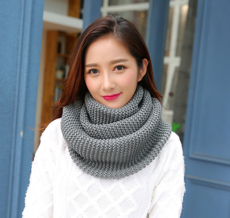 Damen Winter Schal Warm | Dick gestrickter Kuschelschal