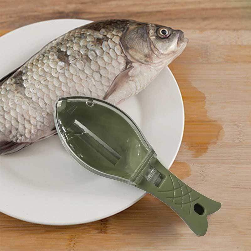 Fish Scaler Brush Stainless Steel – Professional Fish Scraper Kitchen Tool