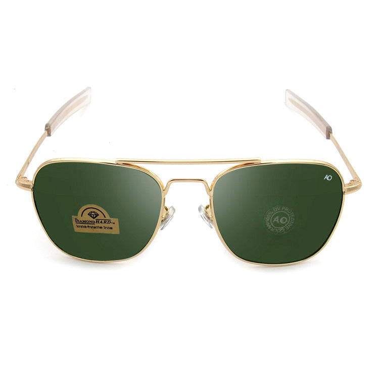 Metall Sonnenbrille Herren | Eckig | Retro Stil UV Schutz