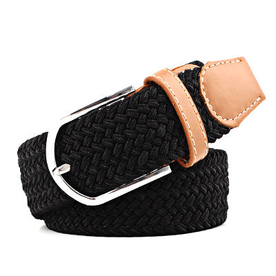 Canvas Stretch Belt Unisex | Woven Adjustable Durable Everyday