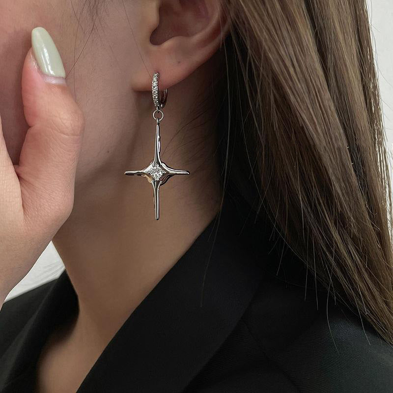 Luxuriöse Lange Designer-Ohrringe – Elegante Minimalistische Ohrhänger
