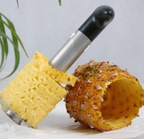 Stainless Steel Pineapple Corer - 3-in-1 Peeler, Corer, Slicer