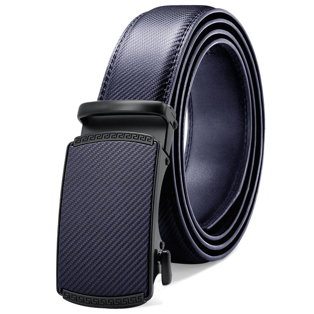 Men's Automatic Leather Belt | Elegant Holeless Belt