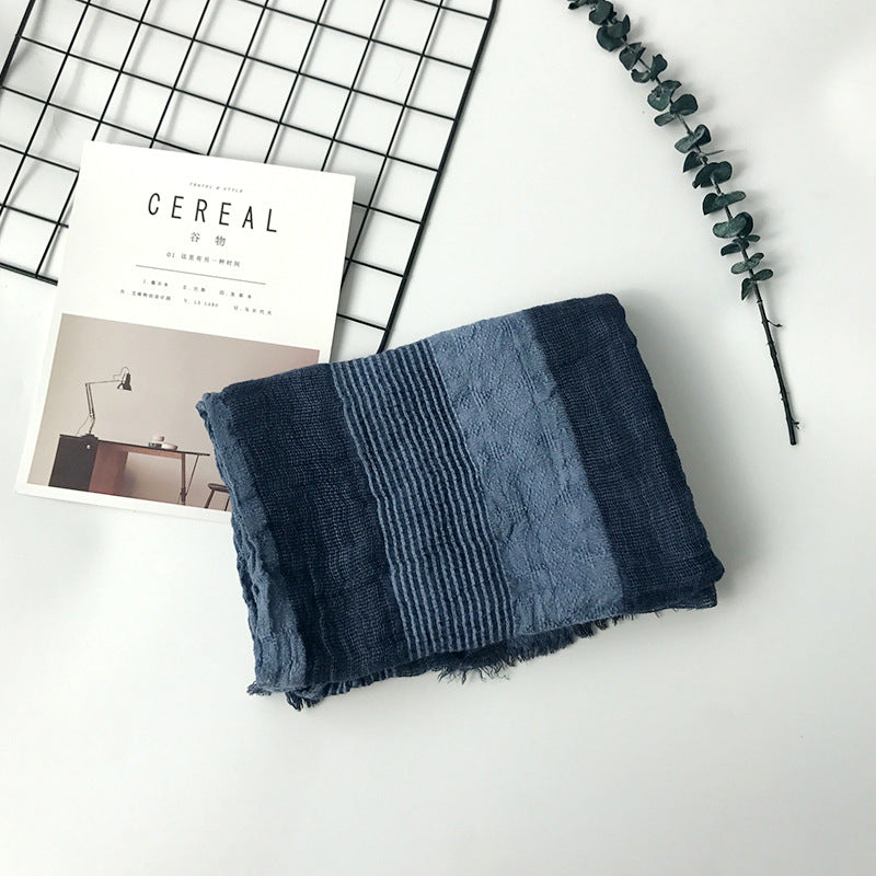 Men's scarf thin cashmere-like lightweight elegant modern style