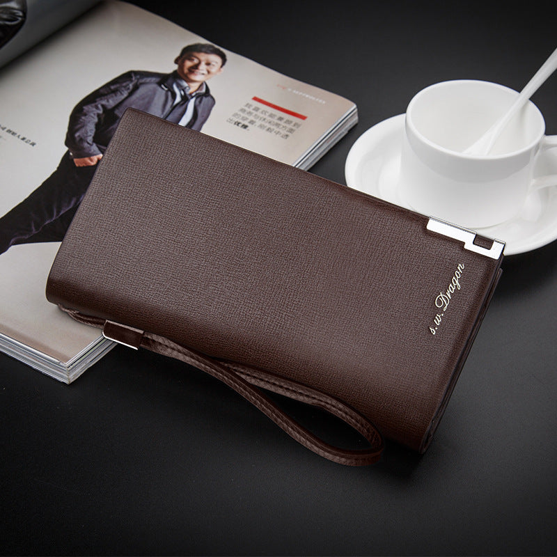 Men's Long Zipper Wallet | Multifunctional Clutch