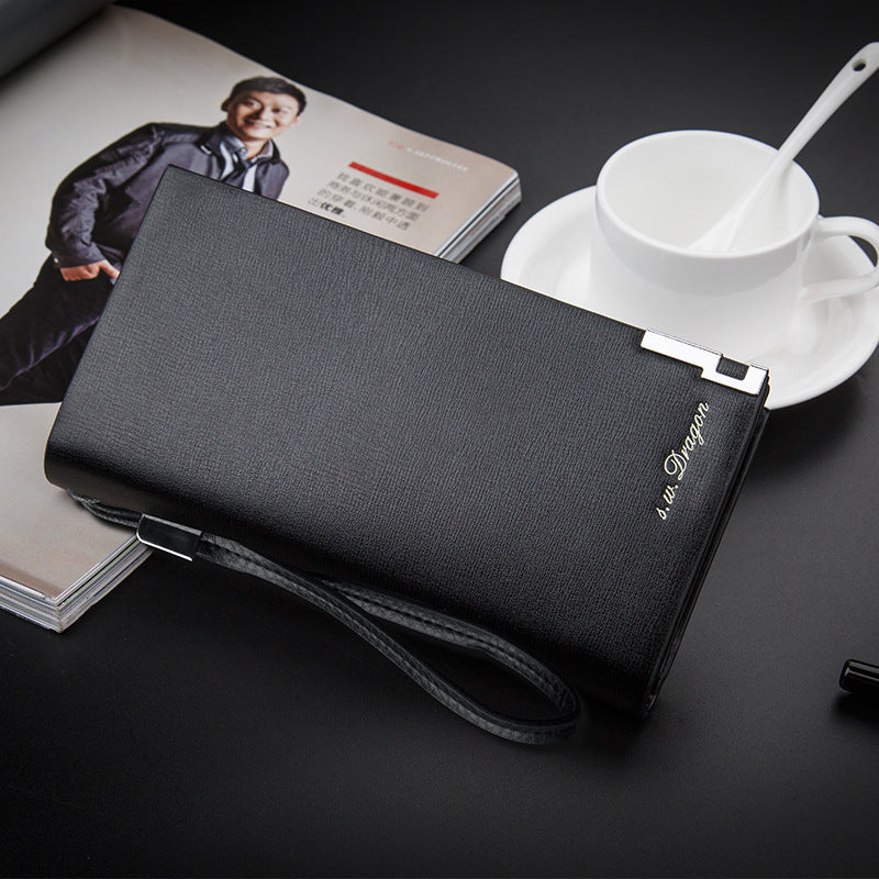 Men's Long Zipper Wallet | Multifunctional Clutch