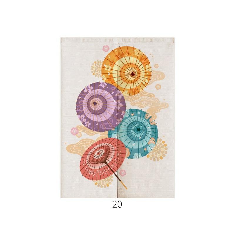 Japanese Noren Curtain | Ukiyo-e Modern Entrance Decor
