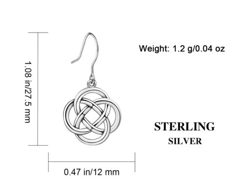 Celtic Knot Earrings - Timeless Elegance with Symbolic Design