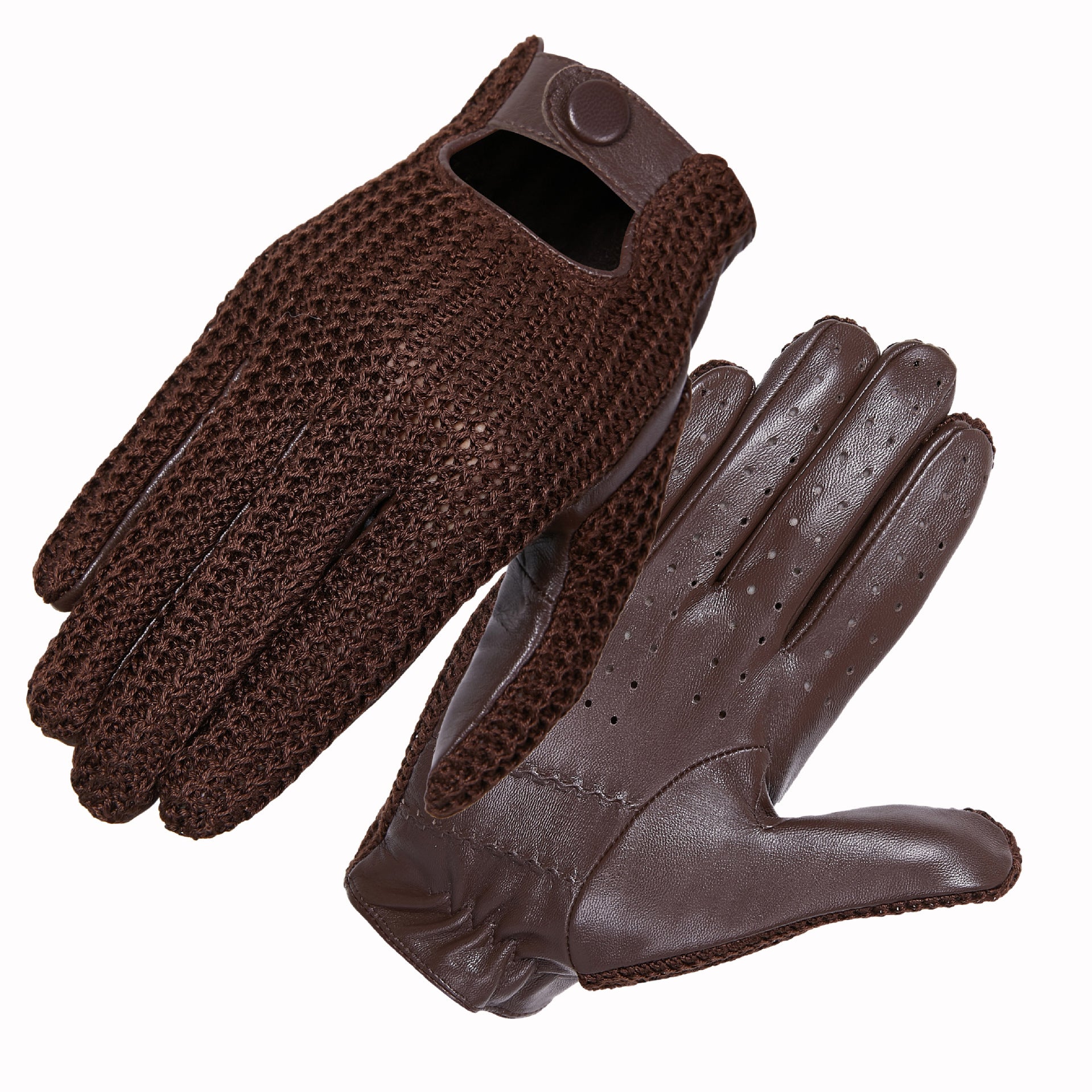 Motorcycle Gloves Goat Leather Thin Non-slip Precise Men's