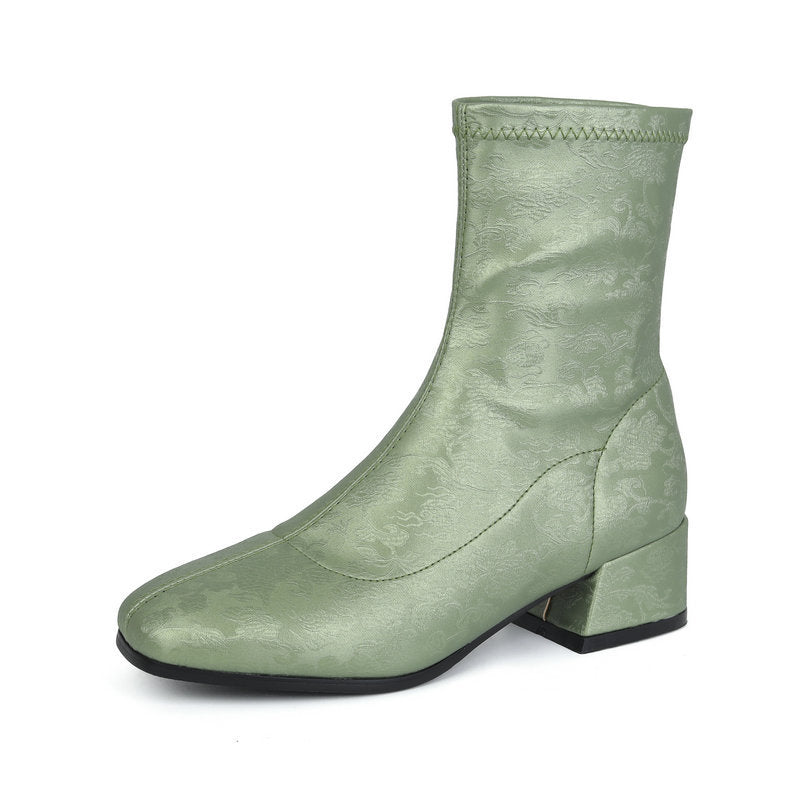 Women's Ankle Boots Elegance – Chinese Style Meets French Fashion