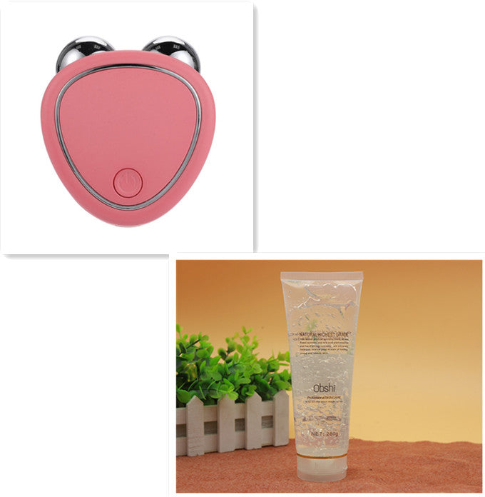 3D Microcurrent Facial Roller with Dual Rollers | Lifting Anti-Puffiness Massager