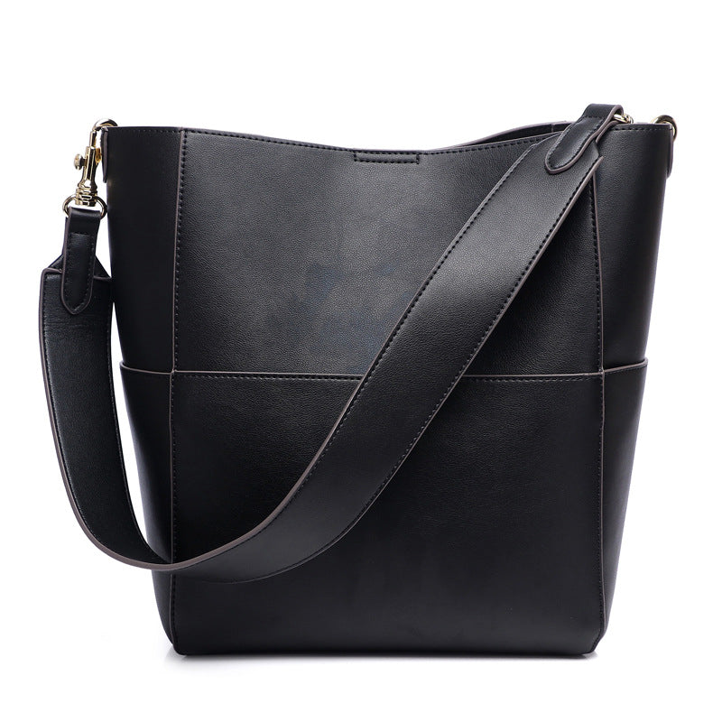 Large Women's Bucket Bag Shoulder Bag – Elegant Hobo Bag as Crossbody Bag