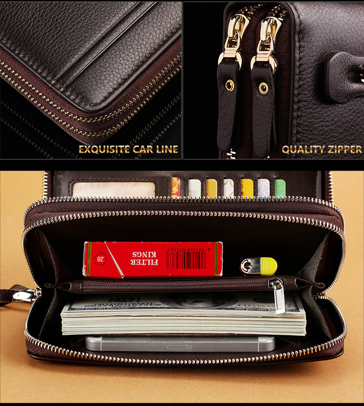 Men's Leather Wallet | Compact Classic Bifold Wallet