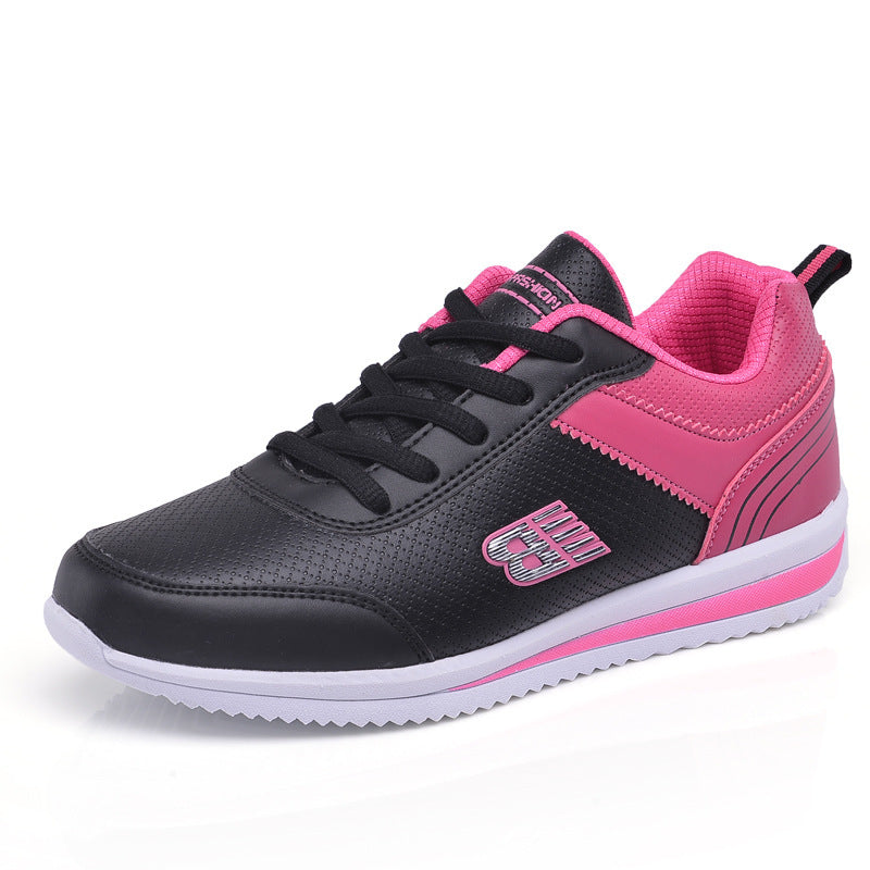 Damen Leder Sneaker – Stylische Student Freizeit Schuhe
