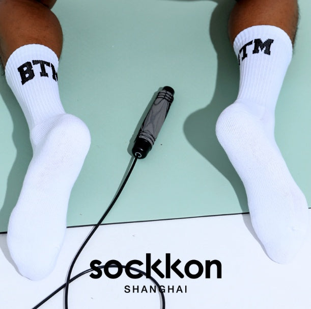 Men's Sports Socks white cushioned | breathable Comfort