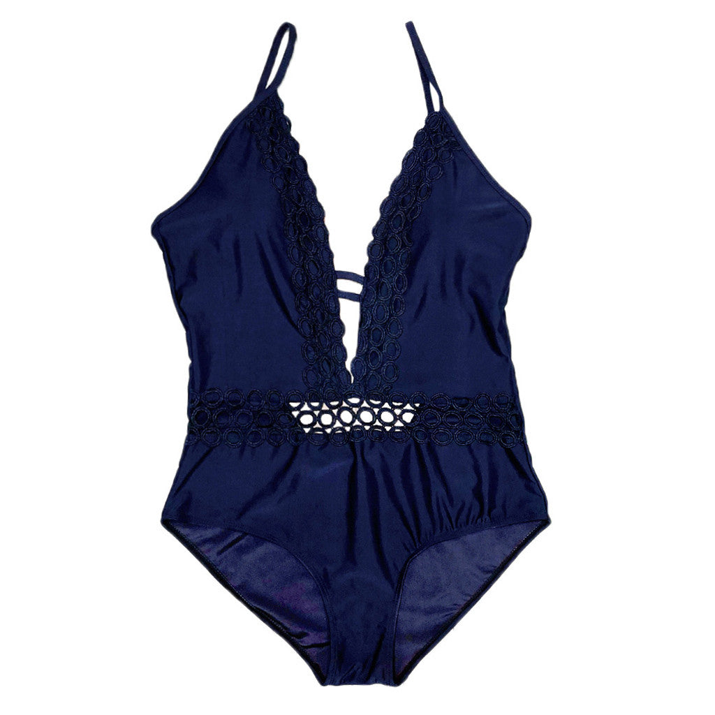Women's Backless Swimsuit - Elegant Sling Swimsuit
