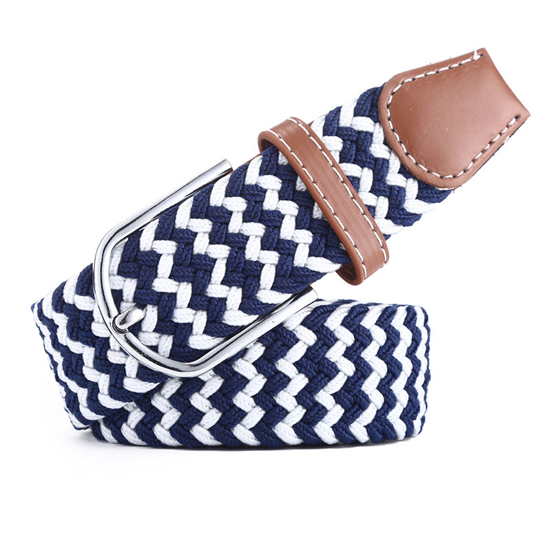Canvas Stretch Belt Unisex | Woven Adjustable Durable Everyday