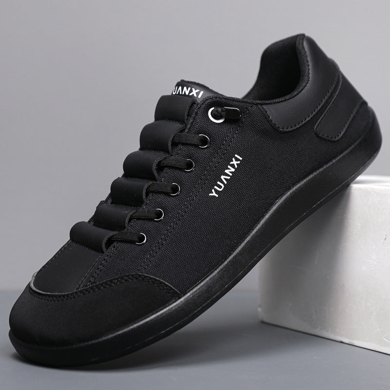Men's Breathable Canvas Skate Sneakers – Lightweight Summer Casual Shoes