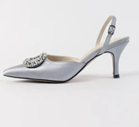 Red Rhinestone High Heels for Women | Elegant Bridal Pumps