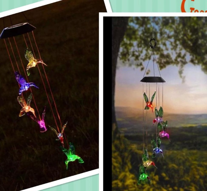 Solar Glockenleuchte LED – Farbwechsel Gartenbeleuchtung für Außen