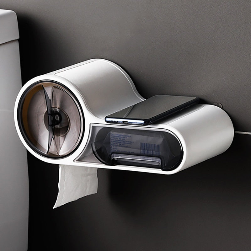 Toilettenpapierhalter modern | WC Rollenhalter Bad elegant