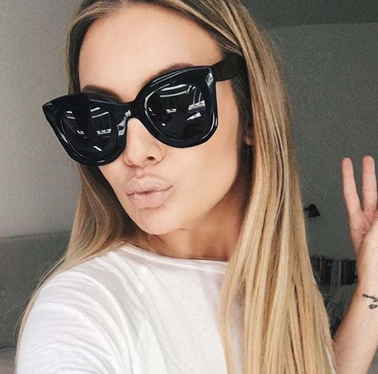 Designer Cat Eye Sonnenbrille Damen | Vintage UV400 Style