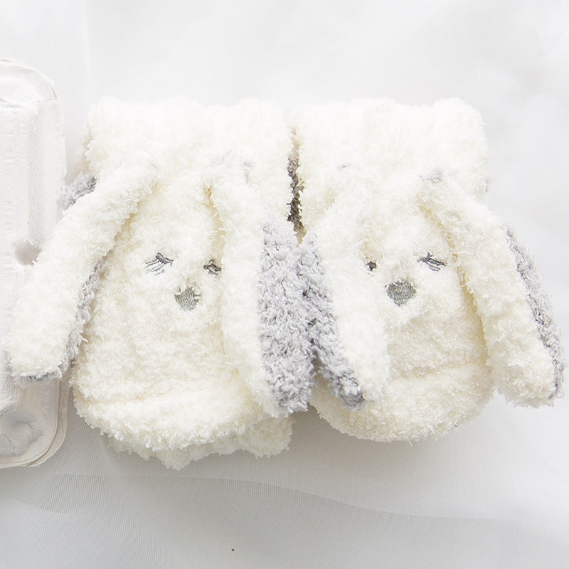 Damen Schlafsocken Coral Fleece – Kuschelige Wärme Komfort Socken