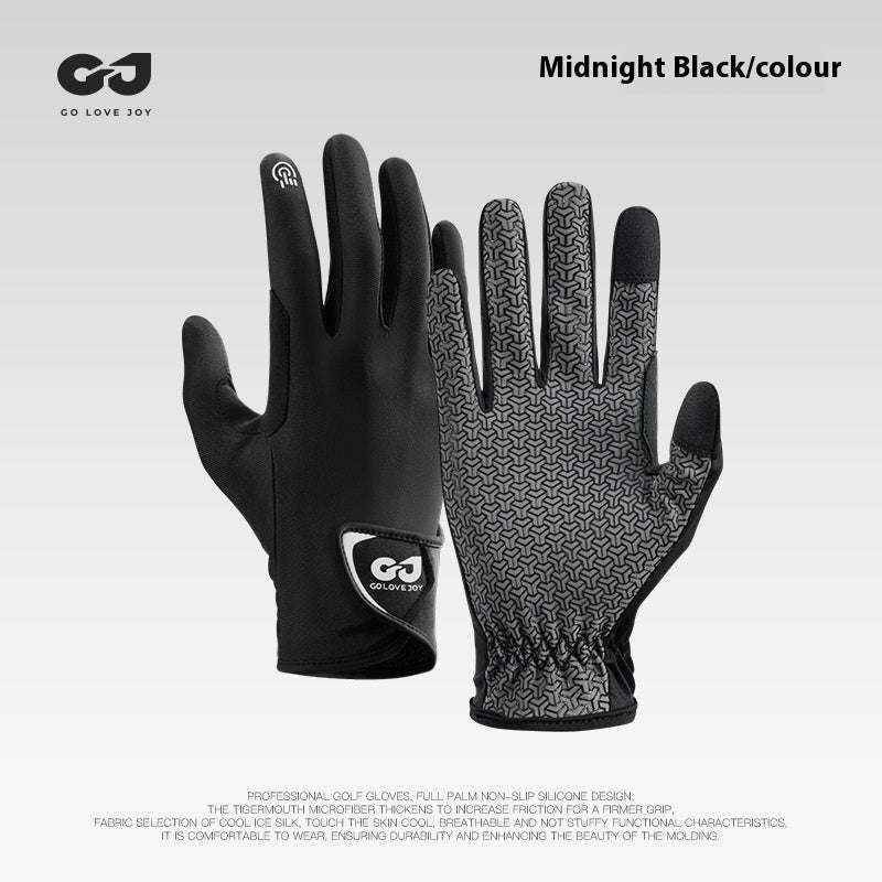 Golf Gloves Summer Ice Silk Cooling Non-slip Unisex