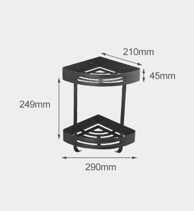 Corner shelf bathroom | no drilling | modern sturdy shower caddy