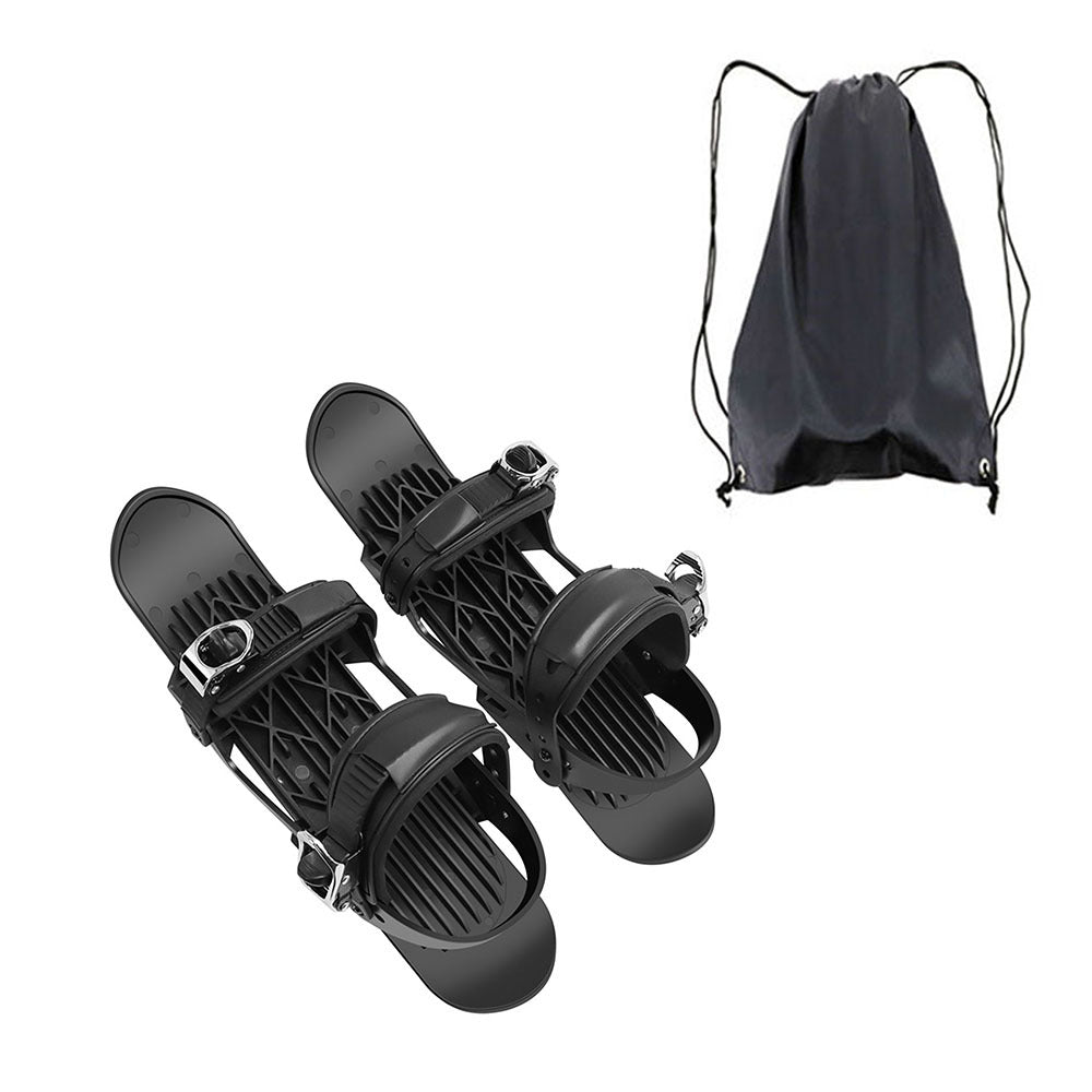 Mini Ski Skates verstellbar | Portable Kurzski Snowblades für Schuhe Outdoor