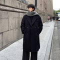 Men's Wool Coat Loose Fit – Autumn Winter Elegant Coat