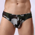 Men's Camouflage Nylon Briefs | Breathable U-Shape Comfort