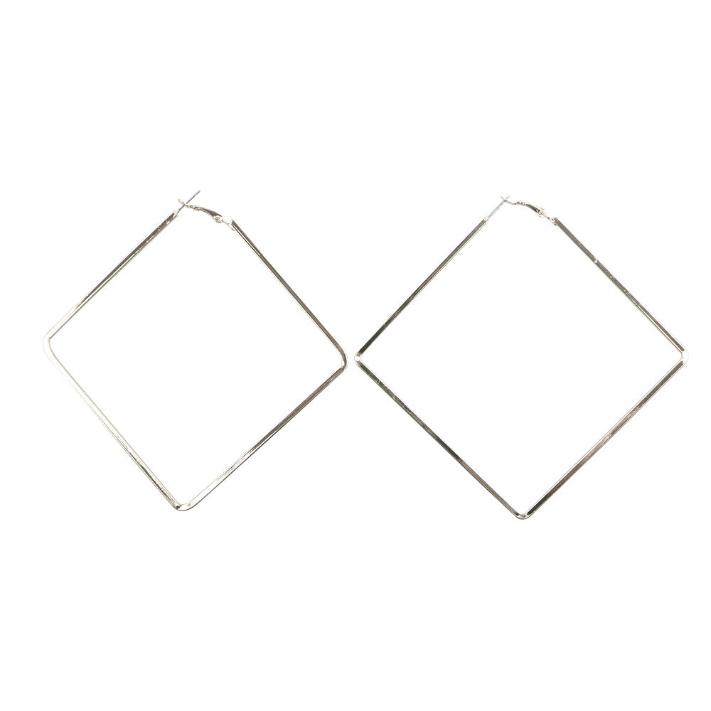 Geometrische Diamant-Look Ohrringe – Elegante Funkelnde Statement Ohrhänger