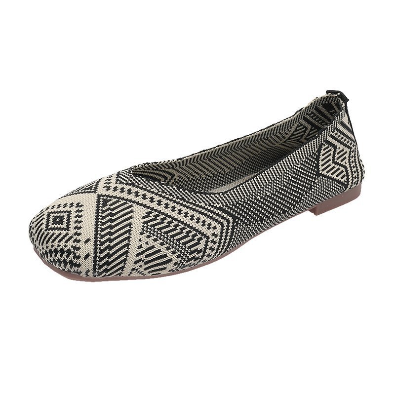 Damen Flyknit Ballerinas Soft-Sohle | Leichte Komfortschuhe