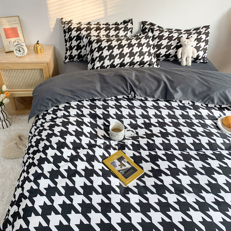 Cartoon bedding 4-piece | soft colorful skin-friendly durable