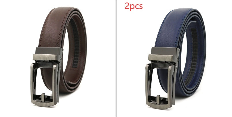 Men's Automatic Leather Belt | Elegant Holeless Belt