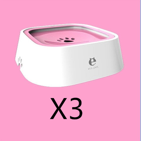 Pet Water Bowl for Dogs and Cats | Anti-Spill Slow Feeder 1.5L