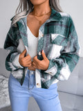 Checked Women's Wool Coat | Elegant Winter Jacket with Style