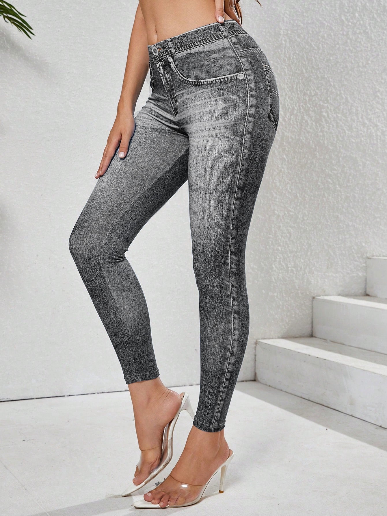 Women's Retro Push-Up Yoga Leggings – High Elastic Sports Pants