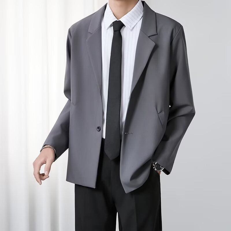 Men's Slim Fit Casual Blazer – Fashionable and Elegant Suit Jacket