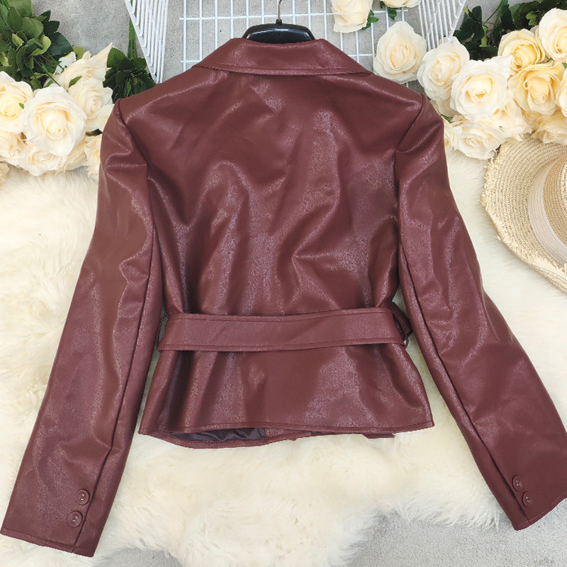 Damen Blazer elegant mit Schnürung | Business Jacke modern