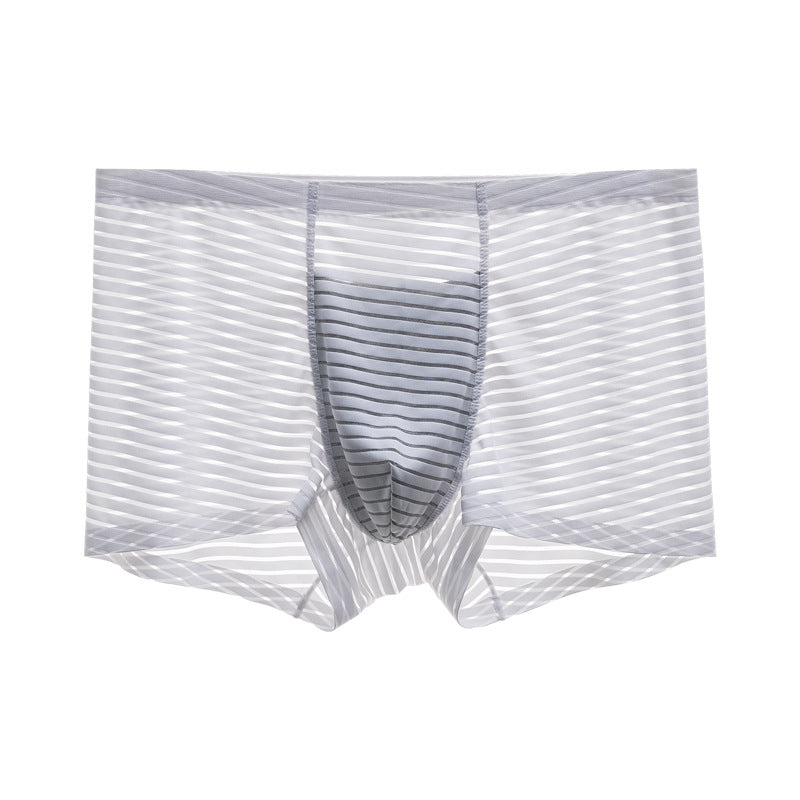 Men's Ice Silk Boxer Briefs | Seamless Thin Cooling Comfort