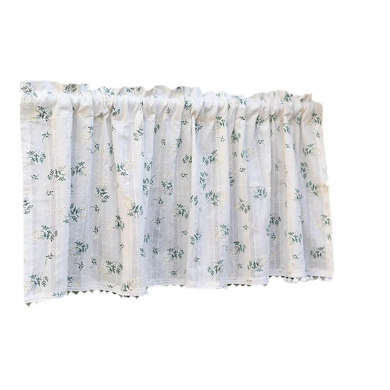 Bistro Curtain Tassels | Short Kitchen Curtain Cafe Style