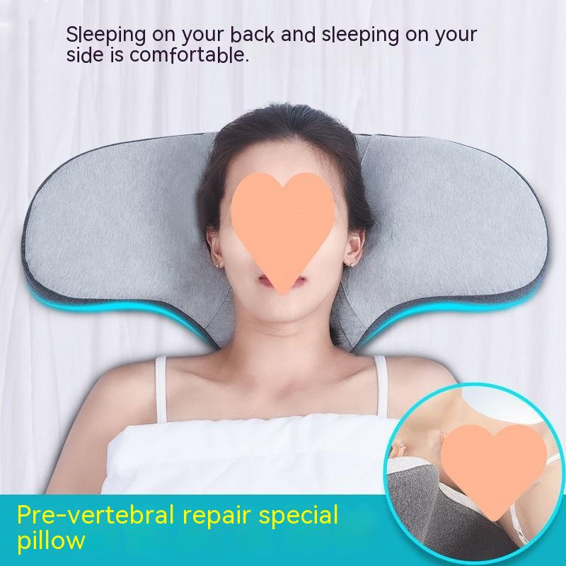 Memory Foam Pillow flat | ergonomic breathable comfort